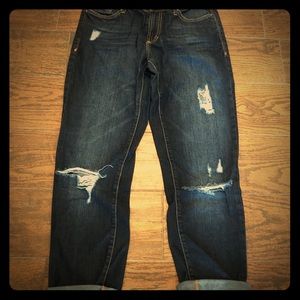 Dear John Distressed Boyfriend Denim